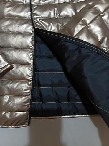 nike jordan jakna: Ženska prošivena jakna – metalik bronzana xl i jace moze 60 poluobim — 3