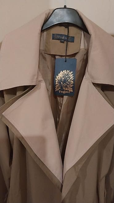 darmil kaputi: Novo! Ženski mantil veličina S/M. - Klasican, dugačak kroj sa pojasom — 4