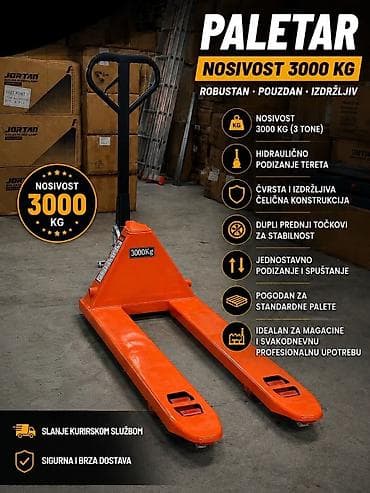 herkules vibro ploca: 08. 🔥 PALETAR – NOSIVOST 3000 KG 🔥 Robustan i pouzdan ručni — 1