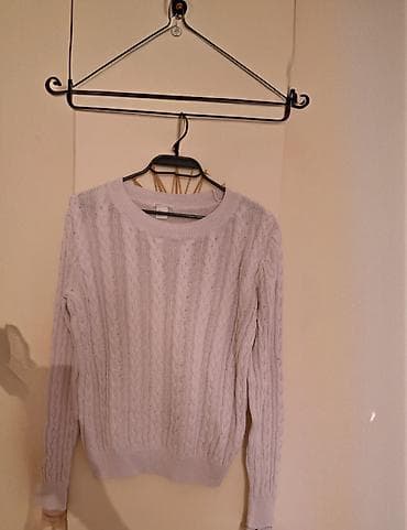 Men's Clothing: Ženski džemper sa pletenim kablovskim uzorkom - Model: klasičan — 1