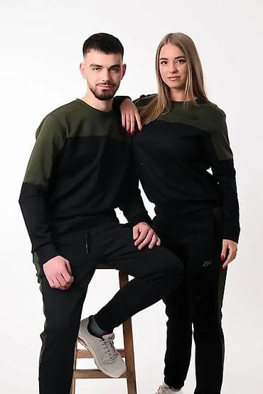 nike crvene: Uniseks trenerka komplet – bluza i donji deo - Dizajn: dvofazni blok — 2