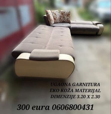 lazy bag za plazu cena: Ugaona garnitura iz uvoza Ugao se razvlači i to oba dela U oba dela — 5