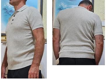 svetlece majice: Men's T-shirt bоја - Siva — 5