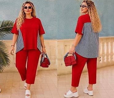reserved kompleti: 06. MODA ZA PUNIJE DAME 🤍💙 Lep kroj, udoban materijal i mnogo — 3