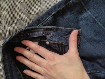 mokasine ženske zara: Zara basic farmerice, velicina 36 ili S. U dobrom stanju — 4