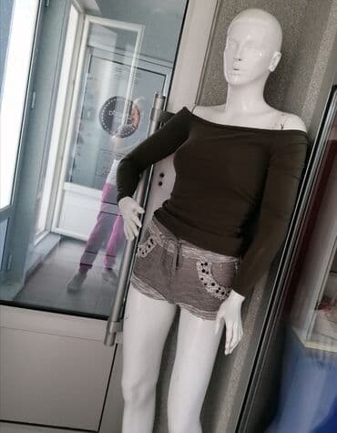 crop top c a: S (EU 36), Cotton, color - Green — 5