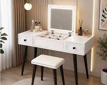 stolovi od epoksi smole cena: Uredite svoj beauty kutak uz elegantan sto za šminkanje modernog — 1