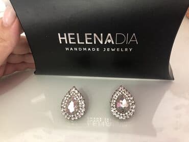 push up helanke new yorker: Clip-on earrings, Material: Cubic zirconia — 1