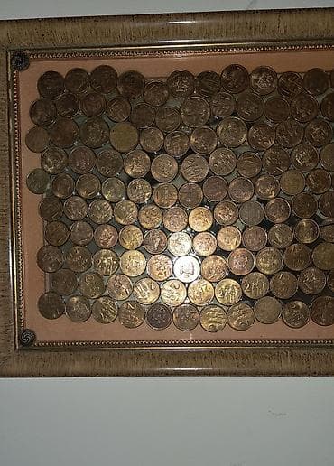 pecenjara slike: Unikatna zidna slika od kovanica – ručna izrada - Materijal — 3