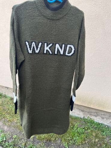 new yorker odeca: S, color - Khaki, Oversize, Long sleeves — 1