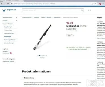 kabl za samsung punjac: *** AKCIJA *** 1221 Usisivač Livington PRIME Everyday White Potpuno — 4