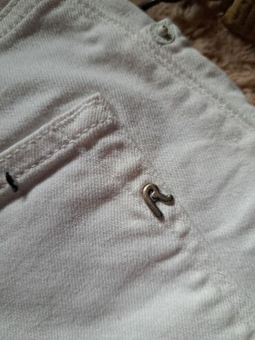 trenerka velc m: Britches, color - White, Jeans — 7