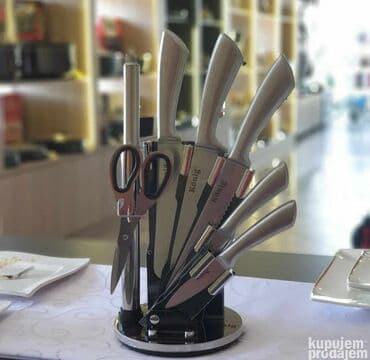 kuhinjski nozevi solingen: Noževi lepeza Crna 3400 NOVO i nekorišćeno u originalnoj ambalaži — 3