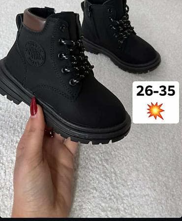 obuca orange: Dečje zimske čizme – crne - Veličine: 26–35 (označeno na slici) - — 1