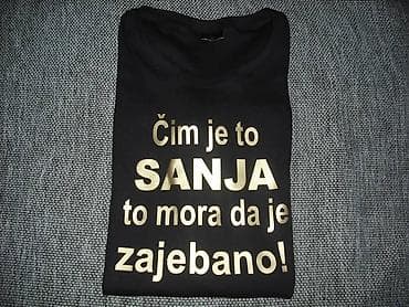 haljinica i šeširic: Majice zenske sa štampom. Različiti motivi i natpisi. - Crne majice — 6