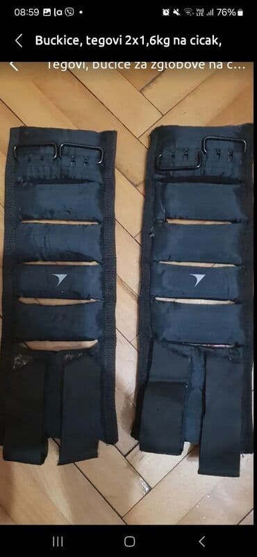 tonovi na bas gitari: Buckice, tegovi NIKE za zglob, 2x1kg na cicak, u odlicnom stanju — 1