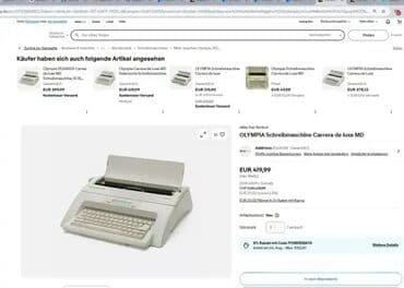 cena srpski dukat: *** SUPER AKCIJA *** #2782 Elektronska pisaća mašina Optima SP 24; — 3
