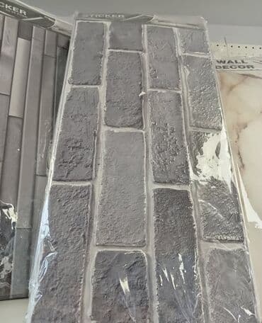 Other: Zidne obloge 3d Paket 12 komada 2300 din (60x30) Samolepljiva — 7