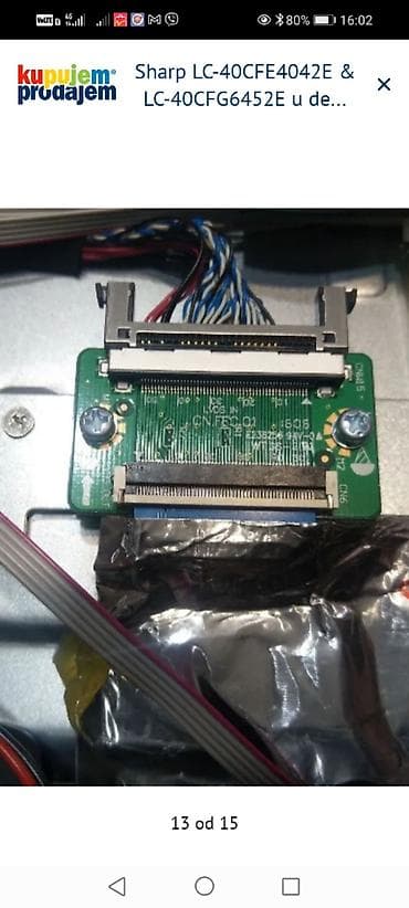 price sa zvucnikom: Sharp LCD televizor, modeli LC-40CFE4042E i LC-40CFG6452E - Ekran: 40 — 6