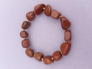 Venčanice i aksesoari: Narukvica Sunčev kamen Narukvica od Sunčevog kamena - Goldstone — 3