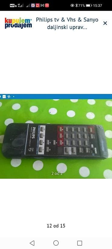 patrone za frizider: Philips univerzalni daljinski upravljač za TV/Video - Model brenda — 8