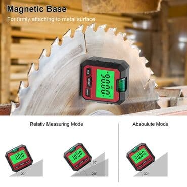 Measuring Tools & Instruments: Nov digitalni uglomer. Ima sa donje strane magnete, ima dugme da — 6