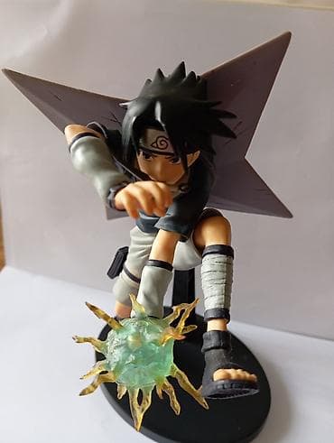 satovi srbija: Anime figura – Naruto serijal, lik u borbenoj pozi na stalku - — 3