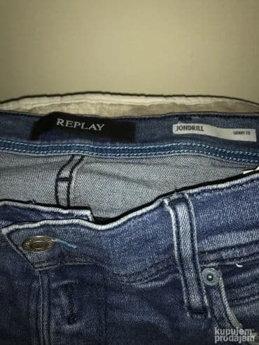 Ski clothing: Original Replay farmerice 34 95% cotton 5% elastin Polustruk 47cm — 3