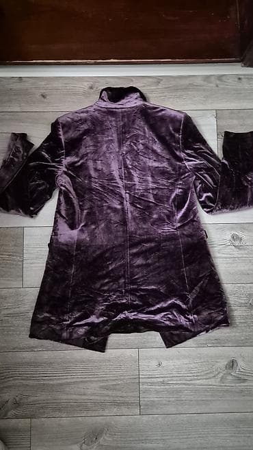 sorc m: Baršunasti sako C&A – tamno ljubičaste boje - Materijal: mekani — 4