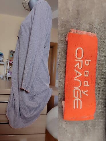 crno sivi tech fleece: Ženska spavaćica Orange, veličina XL (oznaka XL-96). Svetlosiva sa — 3