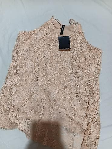 farmerke dsquared2: Ženski komplet – 3 topa + rajf - Elegantan krem bezrukavnik sa — 8