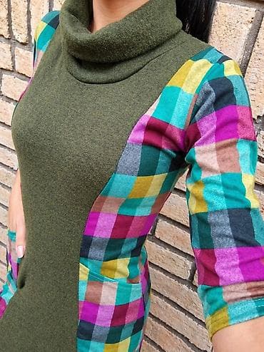 Trikotazna haljina S, M vel Super ocuvana rasprodaja Duzina 82 Pazuh