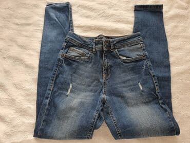leprsave haljine do kolena: Lc Waikiki farmerke, 24/34, slim fit, poderane na kolenu. Sa — 1