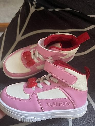 Dečije patike Hello Kitty – roze/belo/crvene - Dizajn sa Hello Kitty