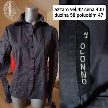 Azzaro ženska košulja, tamnosiva/ugljen siva. - Veličina: 42