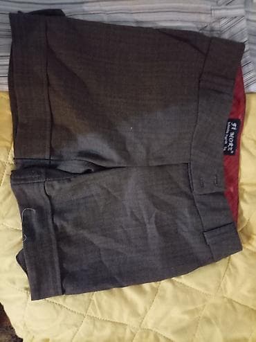 pantalone xs: Ženske pantalone – 2 para 1) Elegantne tamno-sive pantalone - — 1