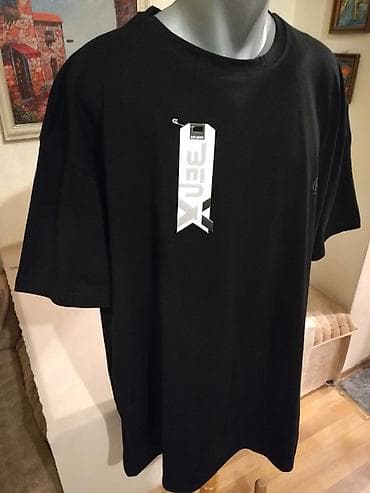 espadrile cena: Men's T-shirt bоја - Crna — 3