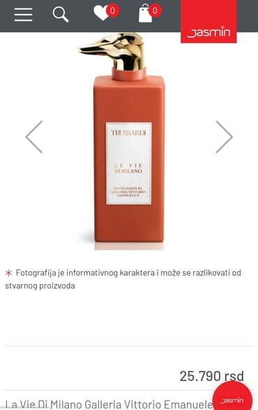 chogan parfemi 129: Unisex parfem, Trussardi, Original — 3