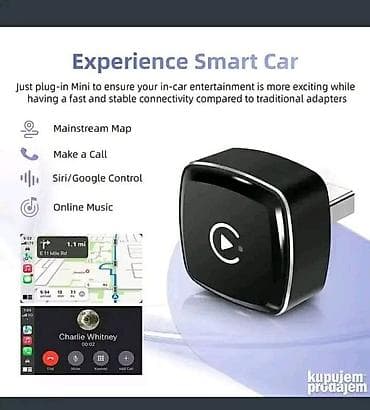 rashlađivanje vodenom maglom: 2-u-1 mini bežični adapter za CarPlay i Android Auto (model RM-KPL083) — 3