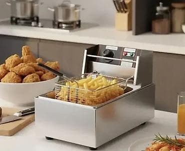 Friteza za radnu površinu sa velikim rezervoarom od 6L i snage 2500w na lalafo.rs Friteza za radnu površinu sa velikim rezervoarom od 6L i snage 2500w