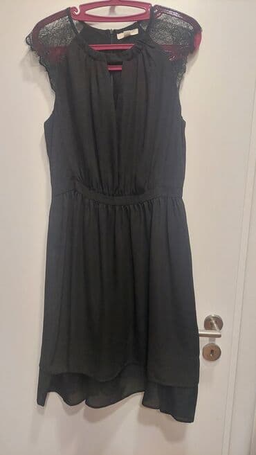 Springfield M, color - Black, Evening, Short sleeves