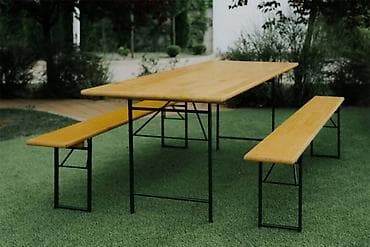 polovne stvari za dvoriste: Iz DOMAĆE proizvodnje - SKLOPIVI STOLOVI I KLUPE ✔️ Lako prenosivi i — 3