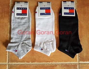 tommy hilfiger d: Muške pamučne čarape. Tommy hilfinger 3/4 muške pamučne čarape — 22