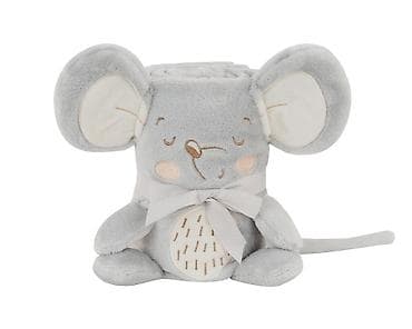polovne seckalice za granje: KikkaBoo Baby ćebence sa 3D vezom 75x100 Joyful Mice (Šifra: KKB5) - — 3