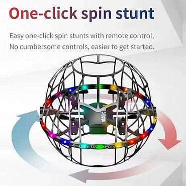 djak sport rosule: S34 Football Quadcopter Dron sa LED Osvetljenjem Atraktivan i zabavan — 4