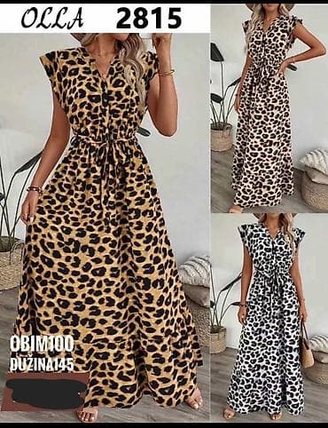 Haljina duga,leprdava sa leopard printom. - Dužina: 145 cm - Obim na lalafo.rs Haljina duga,leprdava sa leopard printom. - Dužina: 145 cm - Obim