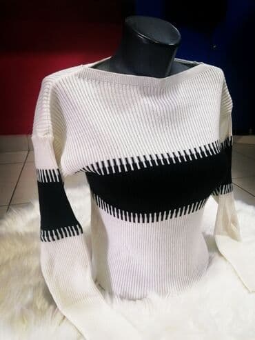 h: M (EU 38), Stripes, color - White — 3