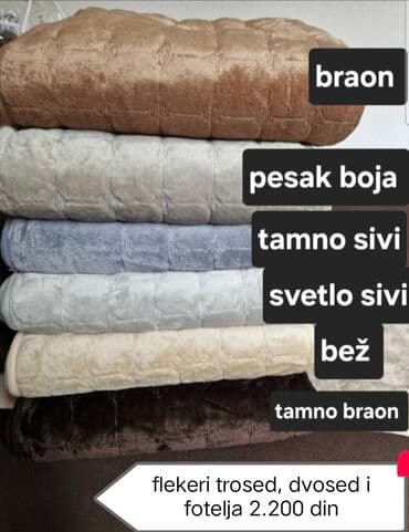 polovan nameštaj kanabe смедеревска паланка – слике: Krzno, Višenamenski, bоја - Šareno — 9