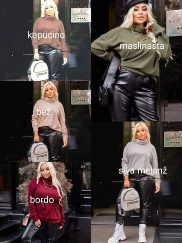 ramax novi sad: Široka rolka Rebrasti pamuk Dužina 74 Cena 1800 ili dve za 2400 Crna — 1