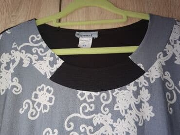 bershka majice kratkih rukava: 6XL, Pamuk, bоја - Siva — 4